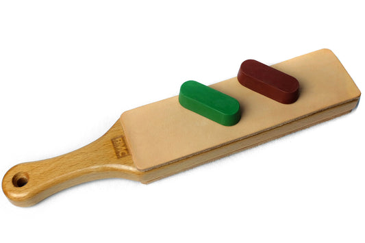 BMC Leather Strop Paddle with Pastes